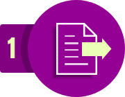 document translation services steps icon - file transfer