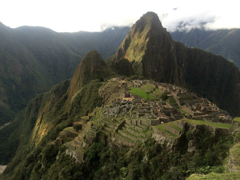 View of Machu Picchu from above
