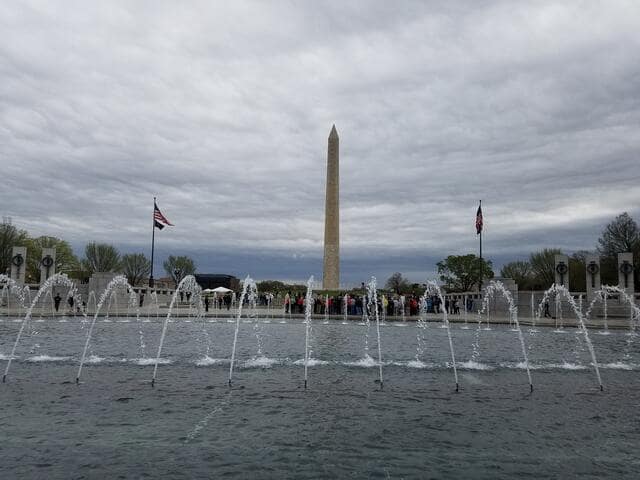 Washington monument in Washington DC