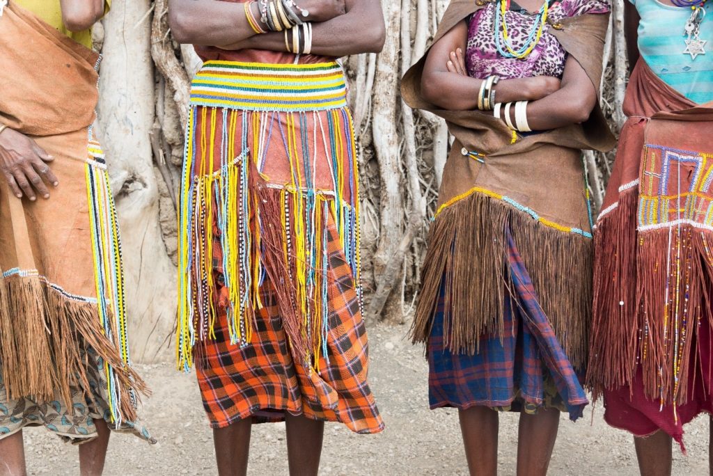 Indigenous languages and tribes cultural garments