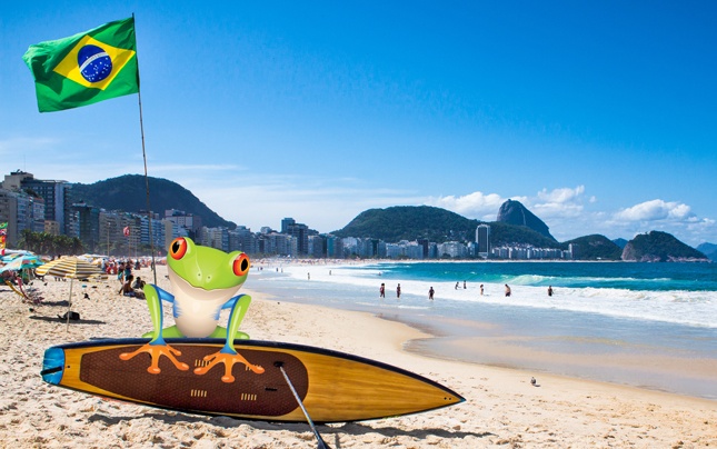 Terpii on a beach in Rio de Janeiro, Brazil