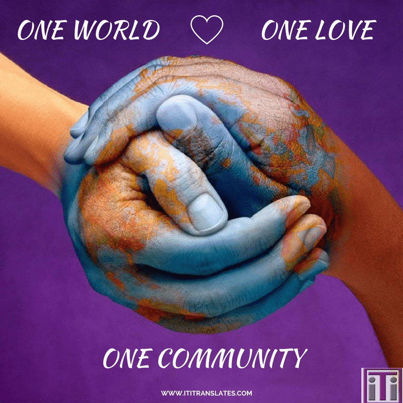 one world one love one community