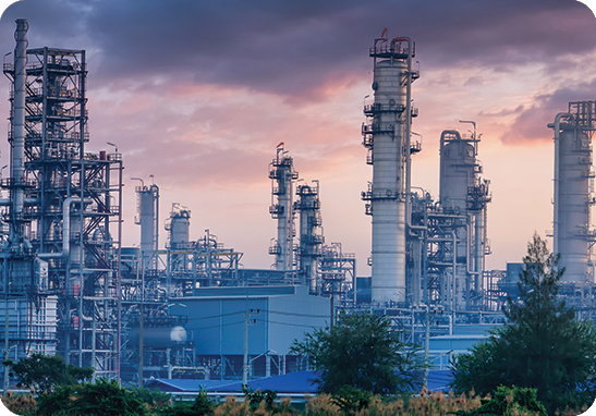A picture of the outside of a factory.