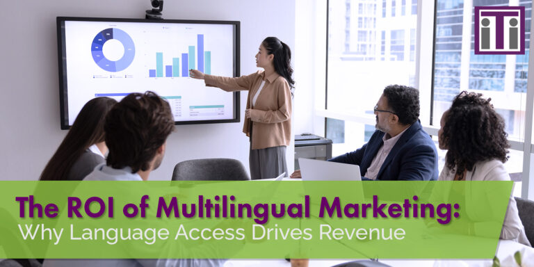 A picture of a woman presenting graphs and charts to a boardroom of four people.