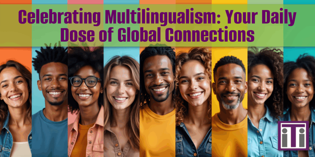 A diverse group of people smiling.